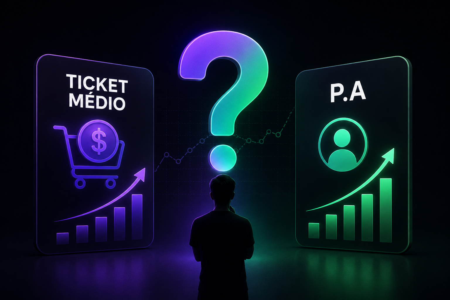 Ticket médio e P.A. no varejo físico